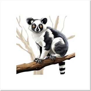 Ruffed Lemur Posters and Art